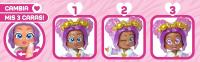 KOOKYLOOS Serie Pet Party Lucy, Daisy y Alice o Katie, Diana y Emma. Pack de 3 muñecas coleccionables. Cada muñeca incluye 3 caras diferentes, mascota, ropa, zapatos de moda y accesorios. - details 3