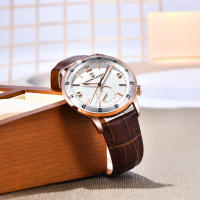 Reloj Mecánico De Moda Para Hombres PAGANI DESIGN PD-1790 42MM 10Bar Impermeable Cristal De Zafiro Pulsera De Cuero Acero Inoxidable Estilo Business - details 12
