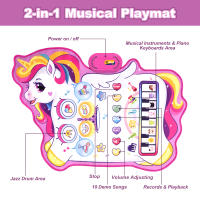 Teclado Musical Para Niños 80x30cm Alfombra De Música Multifuncional Con 8 Sonidos De Animales Juguete Educativo Para Bebés Y Niños De 3 a 6 Años - details 22