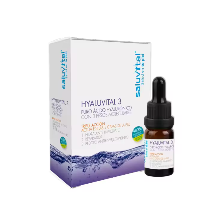 SALUVITAL HYALUVITAL 3 Ácido Hialurónico 30 ml. Para todo tipo de pieles. - 1