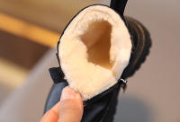 Botas De Invierno Para Niños Y Niñas Con Cierre De Cremallera Y Material Impermeable Acolchado Con Veludo Y Algodón Botines Cálidos Para Bebés Talla True Fit - details 12