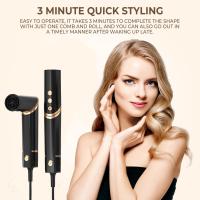 Cepillo de secador de pelo, potente secador de pelo 8 en 1, equipado con un rizador automático de iones negativos de alta velocidad de 110.000 rpm, sistema profesional de modelado y secado de aire con cabello rizado abundante - details 0