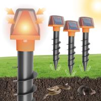 Repellente De Animales Solar Doble Cara Repulsa Ratones Moles Y Serpientes Cargado Con Solución No Contiene Químicos Originario De China - details 0