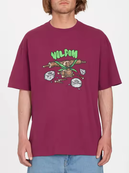 Camiseta Volcom Todd Bratrud SS Plum - Moda Hombre - 1