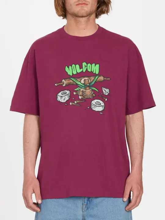 Camiseta Volcom Todd Bratrud SS Plum - Moda Hombre - 1