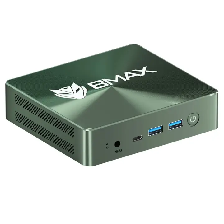 BMAX Intel i3 Mini PC B6 Plus, Intel Core i3-1000NG4, 12GB RAM, 512GB SSD, Windows 11 Pro, Gráficos Intel Iris Plus, WiFi 6, Bluetooth 4.2, 3*USB 3.0, 2*HDMI 2.0, 1*Type-C, 1*LAN,  Compacto y Alto Rendimiento para Oficina y Entretenimiento, Home, Office - 1