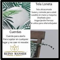 Cojín de Silla Reino Mansidi SL 110x50x10cm Rama Verde - details 1