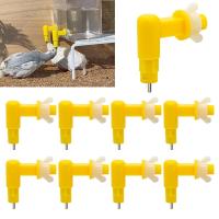 Bebedero Automático Para Pollo Pato Conejo Pigeon Hamster 360° Bebedero De Nariz Para Mascotas Y Pájaros JIECARE - details 0