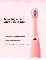 Cepillo De Dientes Eléctrico Para Niños Con Sonido Y Dibujos Animados Recargable Por USB Suave Impermeable Con Cabeza De Reemplazo - details 10