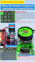 Testero De Batería Inteligente WiFi Tuya 18650 Medidor De Capacidad Con Detector De Resistencia Interna Y Monitoreo En Tiempo Real Por APP USB - details 20