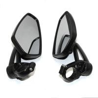 Par De Espejos Retrovisores De Manillar Universal Para Motocicleta 7/8" Aluminio Oval Para Suzuki Honda Yamaha Accesorios De Motocicleta - details 2