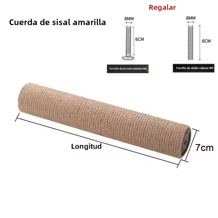 Palo De Afilado Para Árbol De Gato DIY Marco De Subida Para Gatos Sisal Rope Engullido Juguete Para Gatos Juguetes Para Gatos - 1