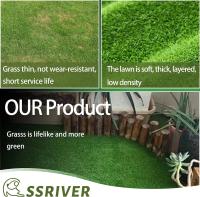 Alfombra De Hierba Artificial Para Exterior Falsa Hierba Sintética Gruesa Para Perros Jardín Escenario De Escalera Alfombrilla De Astroturf Para Paisaje - details 50
