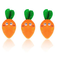 Juguetes Para Perros De Talla Pequeña Y Mediana Squeaky Carrot De Peluche Suave Interactivos Para Masticar Y Cuidado Dental - details 5