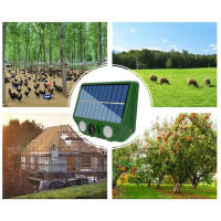 Dispositivo Repelente Ultrasonido Para Gatos Y Perros Impermeable Y Solar Poderado 500mAh Para Jardines Y Céspedes Exteriores - details 10
