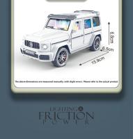 Coche De Juguete De Plástico 1:32 Luz Propia Y Autoinercia Para Niños Regalo De Año Nuevo Modelo De Coche De Fundición a Fundición - details 9