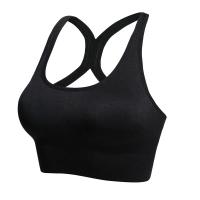 Sujetador Deportivo Sexy Para Mujer Racerback Yoga Fitness Gimnasio Shockproof Sin Costuras Secado Rápido Top Deportivo - details 12