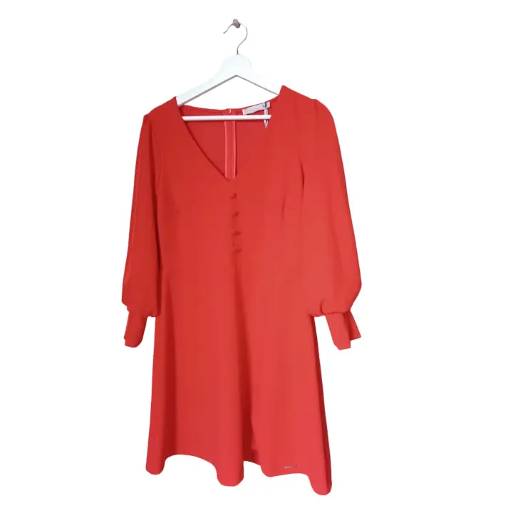 Rinascimento Vestido para mujer,manga larga ,96%p0liester,4%elastan - 1