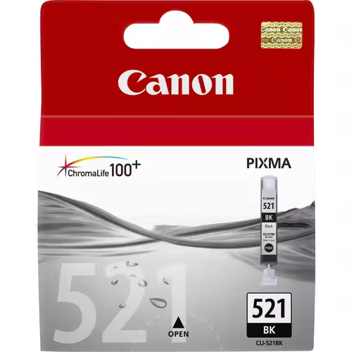 Canon CLI-521 BK Negro 2933B001 - 1