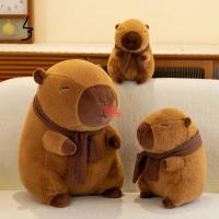 Muñeco De Peluche Kawaii De 35CM Con Bufanda Pez Pufferfish Juguete Animal Para Niños Regalo De Cumpleaños Capybara Muñeco De Peluche Para Niños - details 2