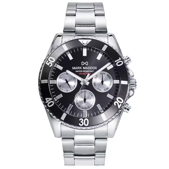 Reloj Acero Diver Sumergible 200M MARK MADDOX - HM0140-57 - 1