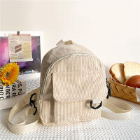 Mochila Mini Para Mujer De Cordón Sólido Y Estilo Casual Gran Capacidad Duradera Para Viajes Y Escuela Con Cierre De Cremallera - details 16