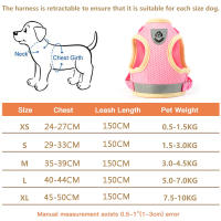Juego De Arnes Y Correa Para Perros De Verano Transpirable Malla Reflectante Para Mascotas Gatos Y Chihuahuas Yorkies - details 0