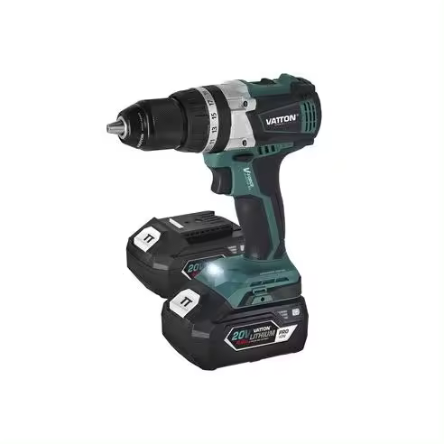 Taladro percutor brushless vatton 20v 2 baterías 4.0ah - 1