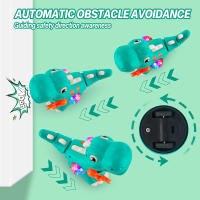 Juguetes para bebés que se iluminan, dinosaurios para gatear, juguete eléctrico interactivo sensorial Montessori para niños, regalo de cumpleaños - details 3