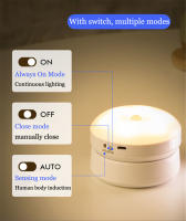 Lámpara Nocturna LED Recargable Con Sensor De Movimiento PIR 360 Grados Luz De Noche Para Armario Luz De Bajo Gabinete Automática/Encendida/Apagada Sin Cable - details 4