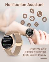 Reloj inteligente con Bluetooth para hombre y Mujer, pulsera con Dial personalizado, control de pacpo cardiaco, Llamadas, para Android y IOS, 2023 - details 2