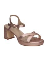 POLKA | Sandalias de tacón Polka para Mujer – Sandalias de Fiesta Color Rosa Gold – Sandalia Evento con Cierre de Hebilla – Tacón con tiras en color Rosa Gold – Tacón Medio  y Cómodo – Alta Calidad – Modelo 345 - details 1