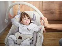 Twinly – Hamaca Bebé evolutiva con Detección de llanto y Vibración blanca automática hasta 18kg CUDDLY Plegable, Columpio silla mecedora balancín y hamaquita Balanceo Ergonómica recién nacido 0+m - details 4