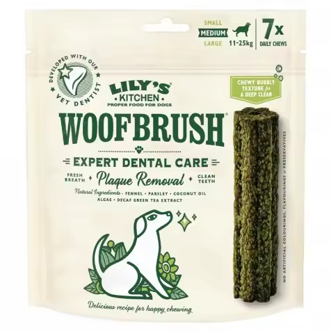 Lily's Kitchen Woofbrush Dental Chew Para Perros M - 7 Sticks - 1