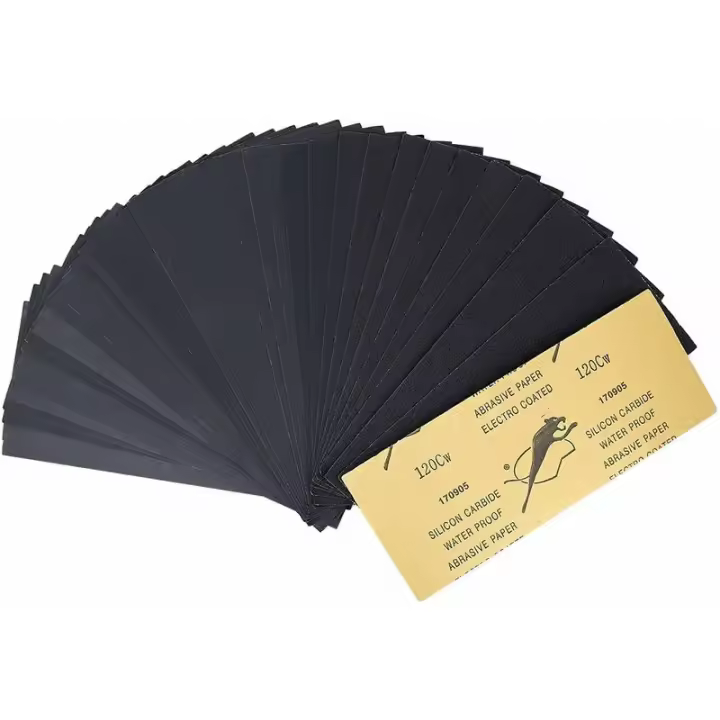 45 piezas de papel de lija, papel de lija de grano 80 a 3000, papel de lija húmedo y seco, hoja de lija para lijado automotriz, pulido de metal, plástico, muebles, madera, 9 x 3.6 pulgadas - 1