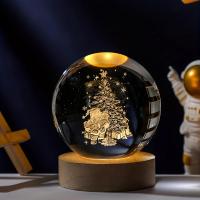 Lámpara De Mesa LED USB Galaxia Saturno 3D Cristal Ball Luz De Ambiente Para Decoración De Habitación Regalo Creativo Para Niños Navidad - details 5