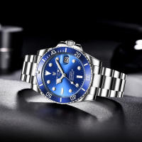 Reloj Métrico De Lujo LIGE Para Hombres Acero Inoxidable Impermeable Con Tourbillon Reloj Automático Militar De Moda Resistente Al Choque - details 15