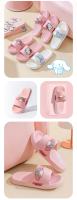 Sanrio Kawaii Zapatillas De Verano Para Niños Anime Kuromi Cinnamoroll Antideslizantes Para Interior Regalo Para Niñas Zapatos Planos De EVA Cómodos Para Todas Las Estaciones - details 5
