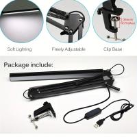 Lámpara De Escritorio LED Flexible Con Clip Rotativo Y 3 Colores De Luz Protección Ocular Para Estudio Oficina Y Dormitorio - details 6