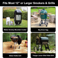 LMETJMA Racks Para Costillas De Barbacoa En Acero Templado Con Capa No Adhiere Herramienta De Asado Para Púa De Gas JT25t - details 3