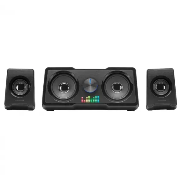 Mars Gaming MS22 Altavoces 2.2 RGB Flow con Subwoofer 35W Negro - 1