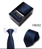 Juego De Pañuelos De Boda Mix Colors 2023 Estilo Nuevo Regalo Para Hombre Azul Paisley Talla Unica Caja De Corbata - details 3