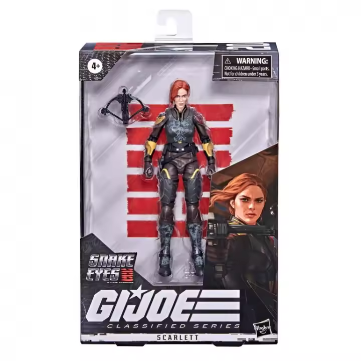 GI JOE FIGURA SCARLETT GI JOE CLASSIFIED SERIES HASBRO - 1