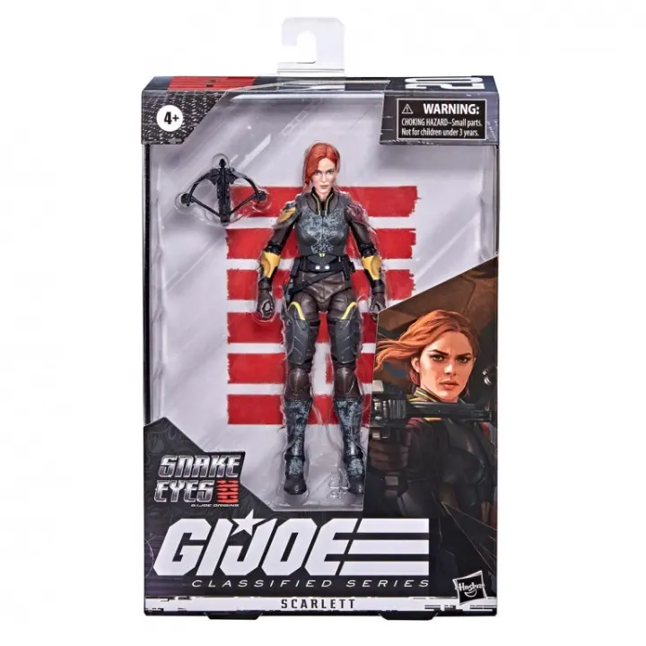 GI JOE FIGURA SCARLETT GI JOE CLASSIFIED SERIES HASBRO - 1