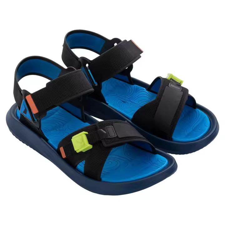 Calzado hombre Chanclas Rider Sandalias Rt Papete Negro - 1