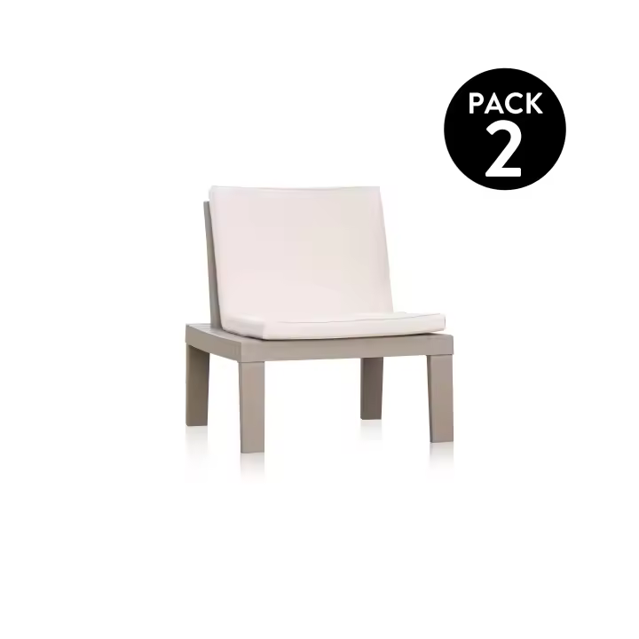 Duehome Pack 2 Butacas-Sofá Wave | Adaptable a Diferentes Estilos | Resistencia de Carga 120kg - 1