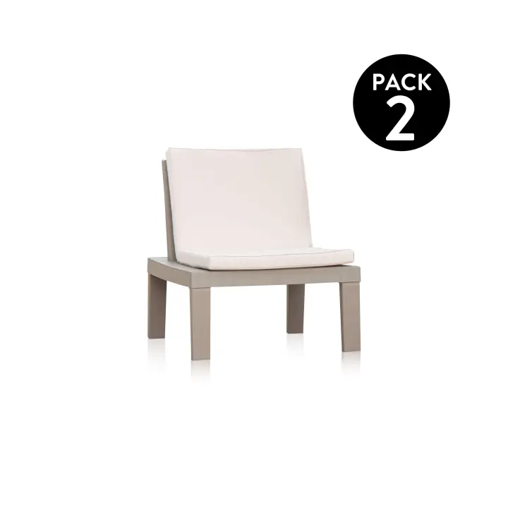 Duehome Pack 2 Butacas-Sofá Wave | Adaptable a Diferentes Estilos | Resistencia de Carga 120kg - 1
