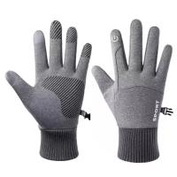 Guantes Térmicos De Invierno Para Ciclismo Deportes Al Aire Libre Motocicleta Esquí Toque De Pantalla Linterna De Poliéster Unisex - details 8