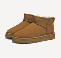 Botas De Invierno Elegantes Para Mujer Botas De Rodilla Y Tobillo Con Diseño De Luna Botas De Cuero Artificial Suela De Goma Talla Verdadera Para Adultos - details 23