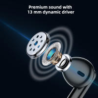 Auriculares Garyway J56 Inalámbricos TWS Bluetooth 5.1 Estéreo Con Codec AAC Latencia Baja AI Call Cancelación De Ruido APP Control De Volumen Isolación Acústica Metal PVC Impedancia 32Ω - details 5